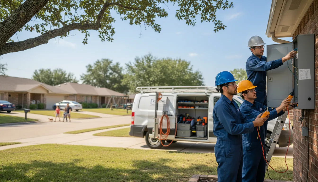 Certified electrician providing emergency electrical services in Knowlesville, NY